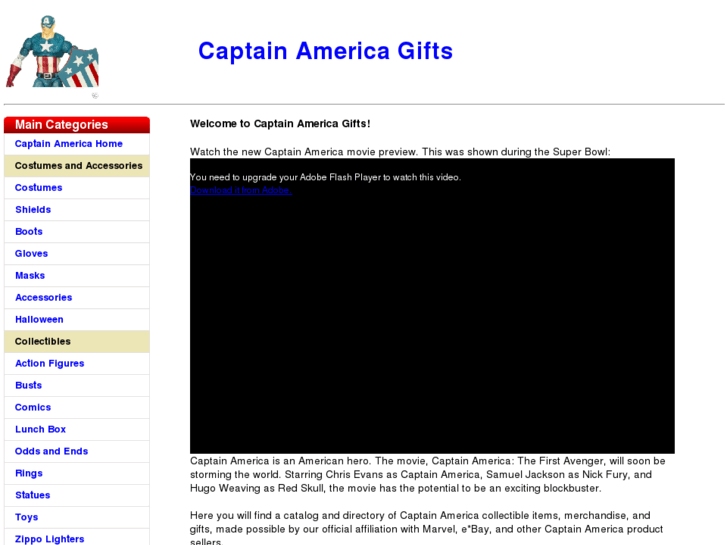 www.captainamericagifts.com