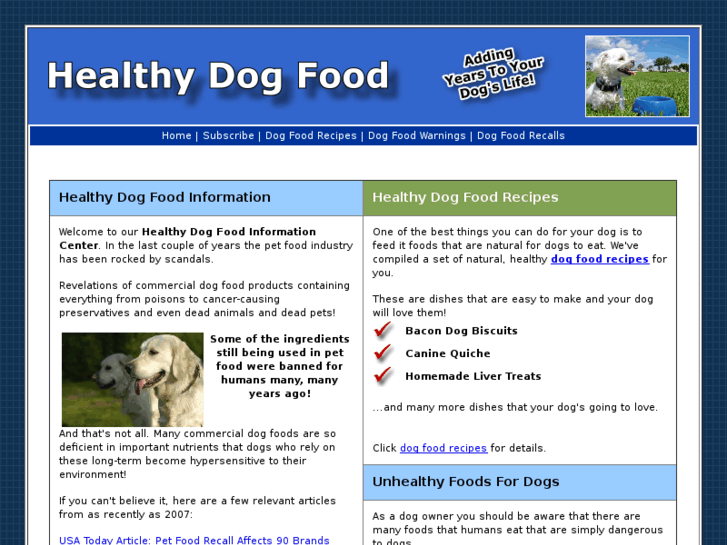 www.healthydogfood.org