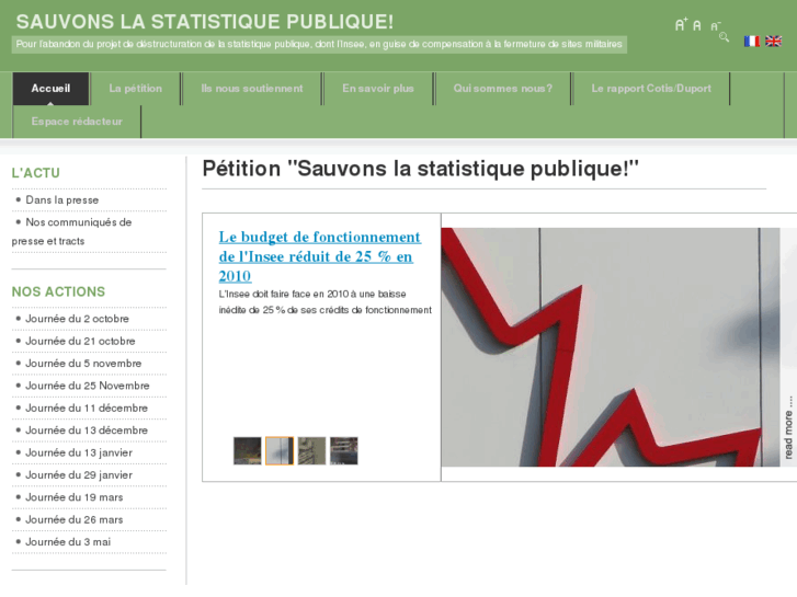 www.sauvonslastatistiquepublique.org