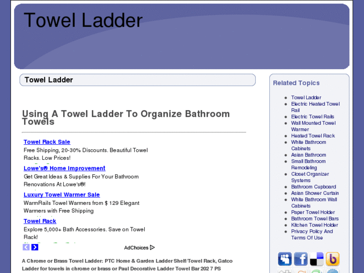 www.towelladder.net