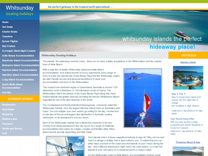 www.whitsundayboatingholidays.com