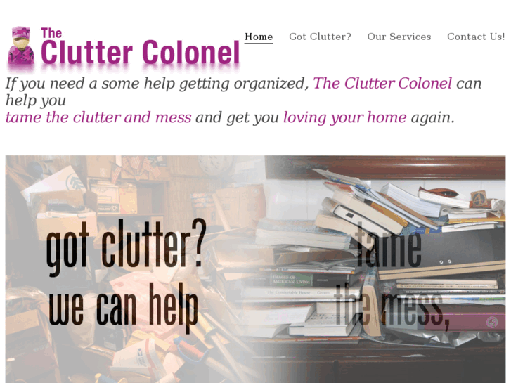 www.cluttercolonel.com