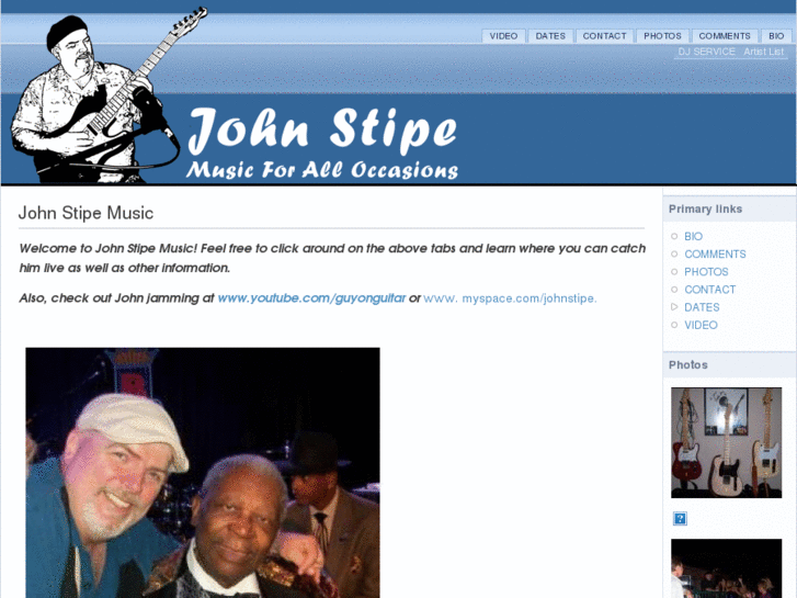 www.johnstipemusic.com