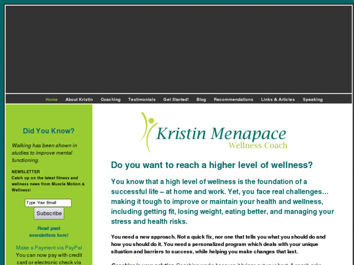 www.kristinmenapace.com