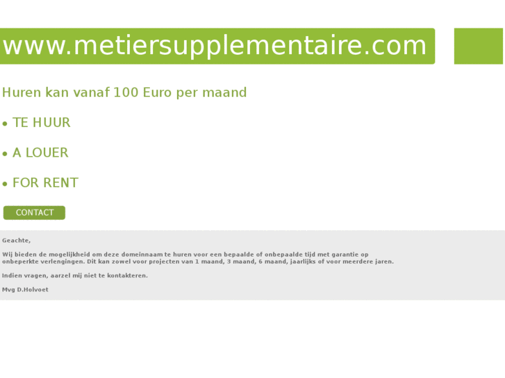 www.metiersupplementaire.com