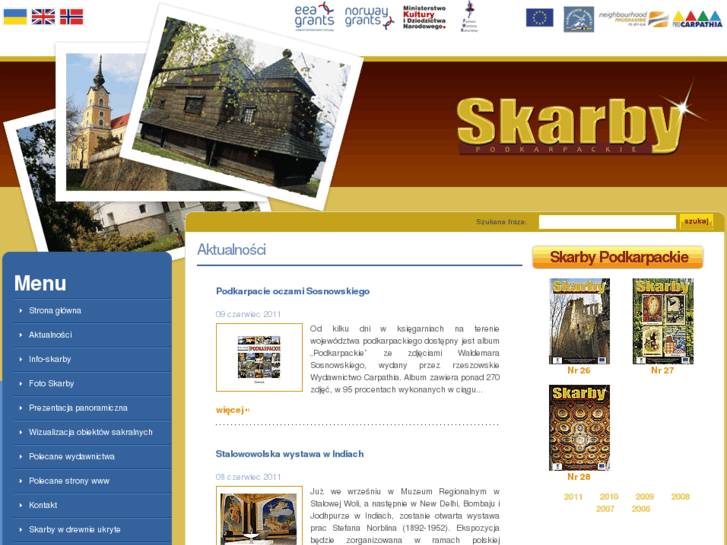 www.skarbypodkarpackie.pl