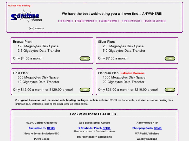 www.sunstonehosting.com