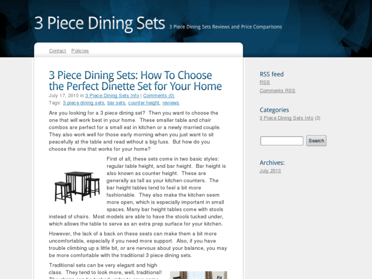 www.3piecediningsets.com