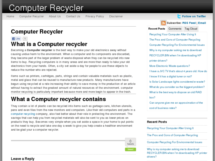 www.computerrecycler.net