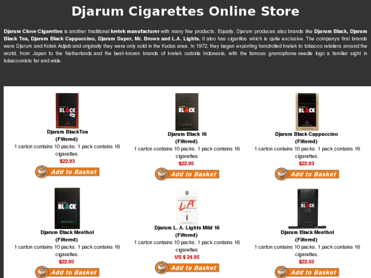 www.djarumcigarettesonline.com