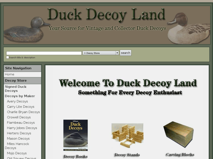 www.duckdecoyland.com