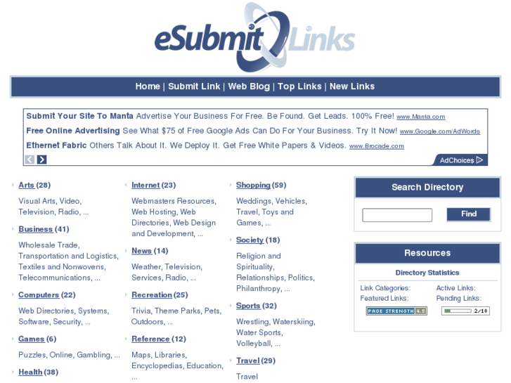 www.esubmitlinks.com