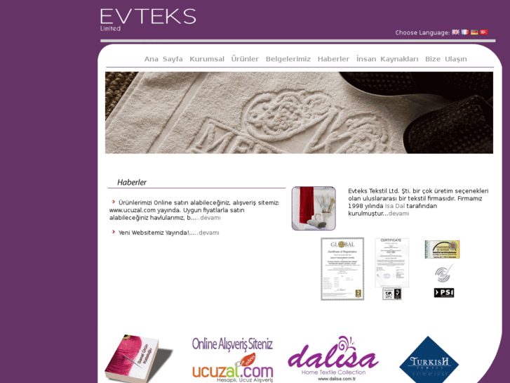 www.evteks.com.tr