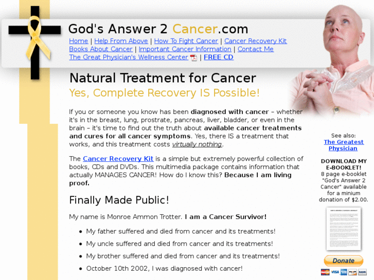 www.godsanswer2cancer.com