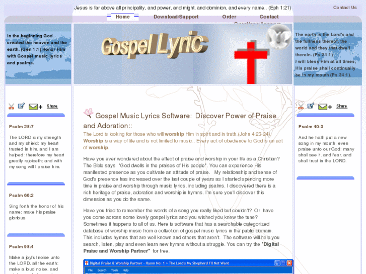 www.gospel-lyric.net