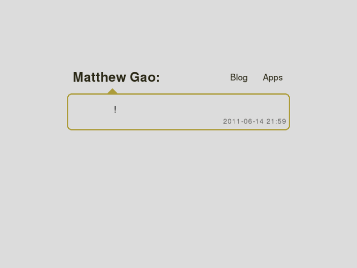 www.matthewgao.com