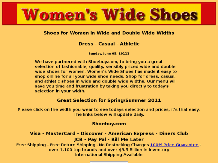 www.womens-wide-shoes.com