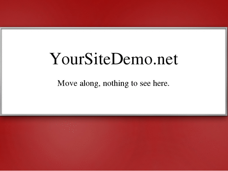www.yoursitedemo.net