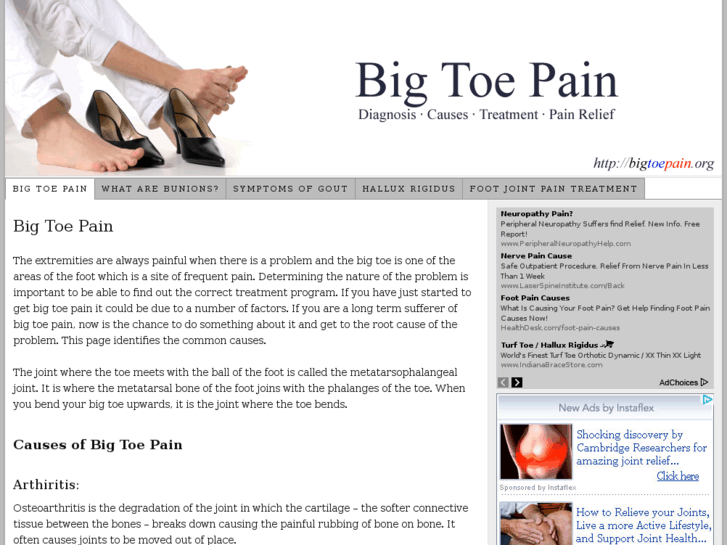 www.bigtoepain.org