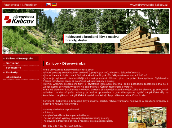 www.drevovyroba-kalicov.cz