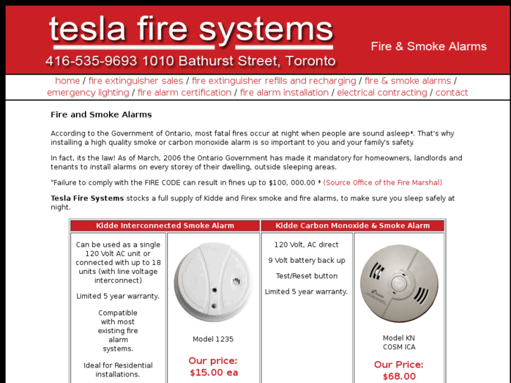 www.firealarmstoronto.com