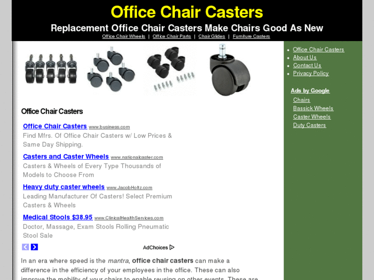 www.officechair-casters.com
