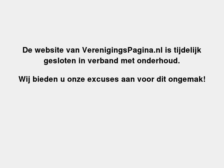 www.verenigingspagina.nl