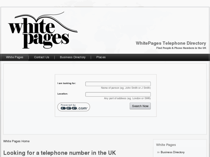 www.whitepages.co.uk