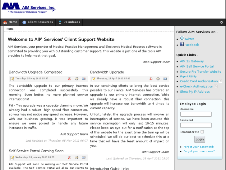 www.aimsupport.net