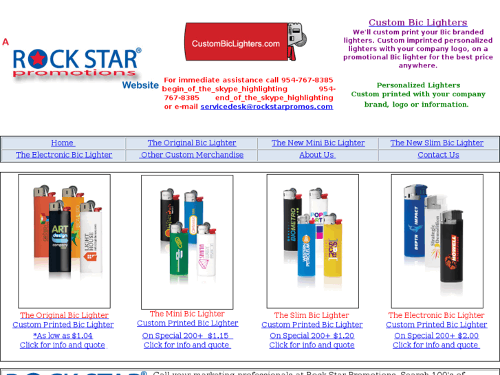 www.custombiclighters.com