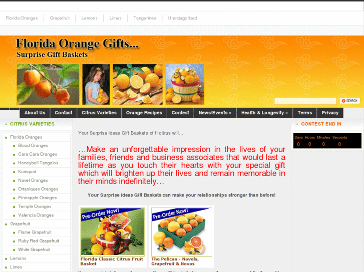 www.floridaorangesgiftbaskets.com