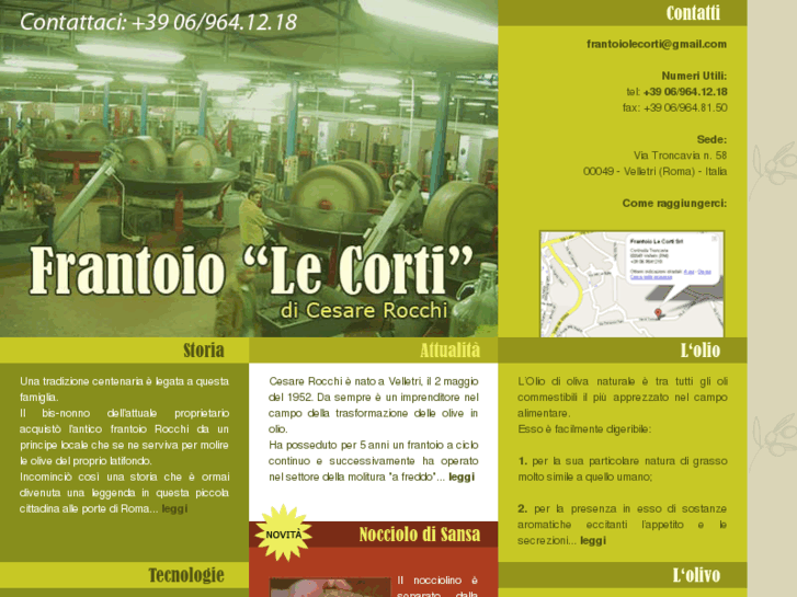 www.frantoiolecorti.it