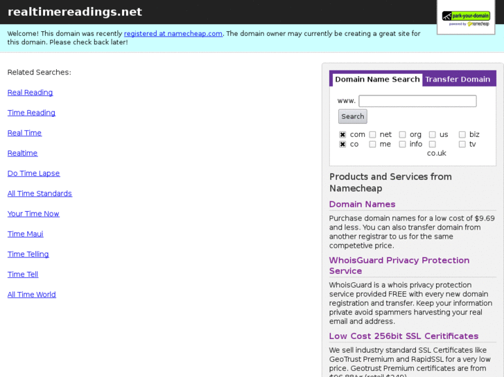 www.realtimereadings.net
