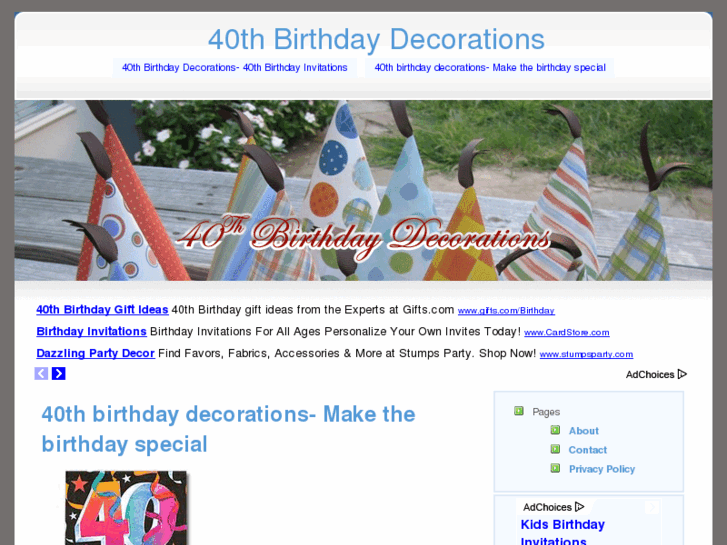 www.40thbirthdaydecorations.com