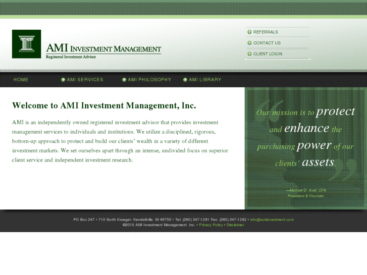 www.amiinvestment.com