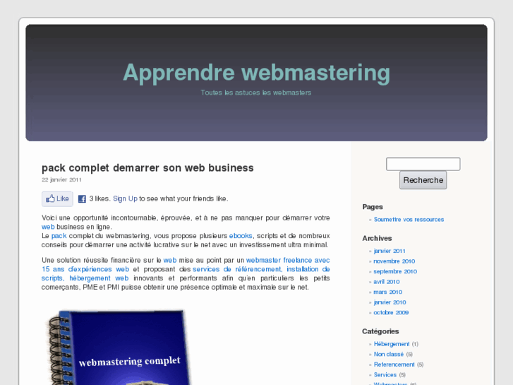 www.apprendre-webmastering.com