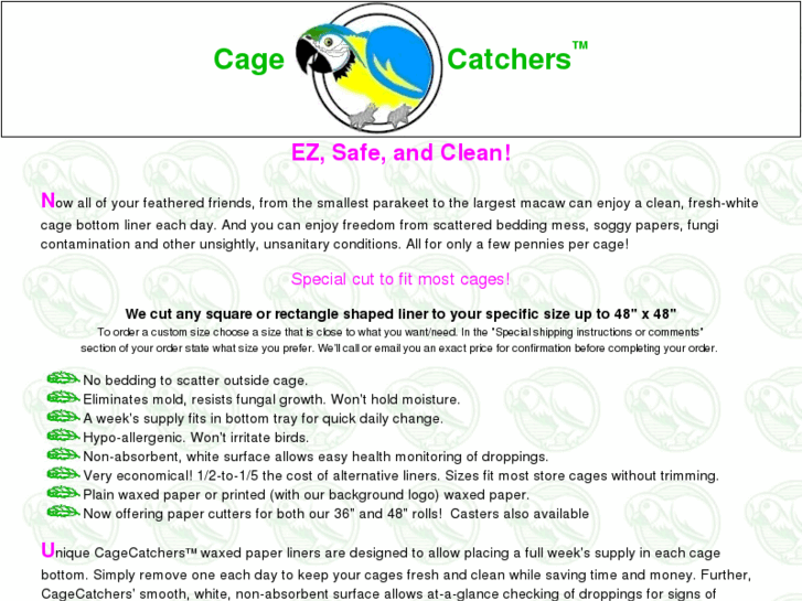 www.cage-catchers.com