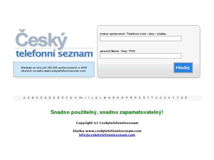 www.ceskytelefonniseznam.com