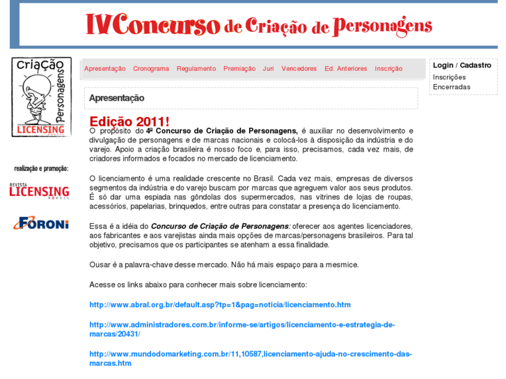 www.concursodepersonagens.com.br