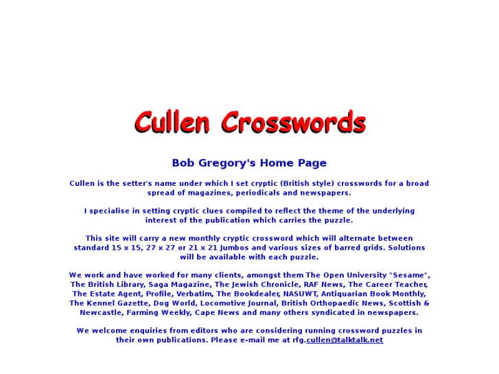 www.cullencrosswords.net