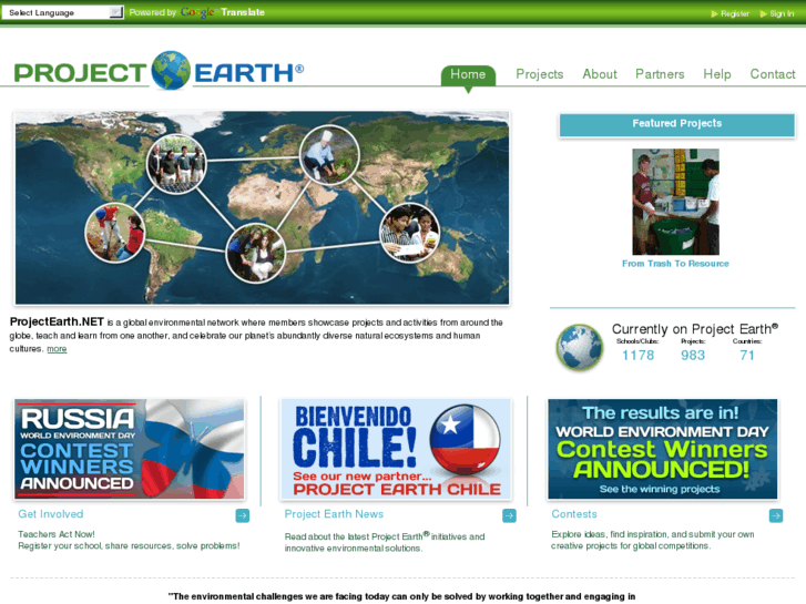 www.projectearth.net