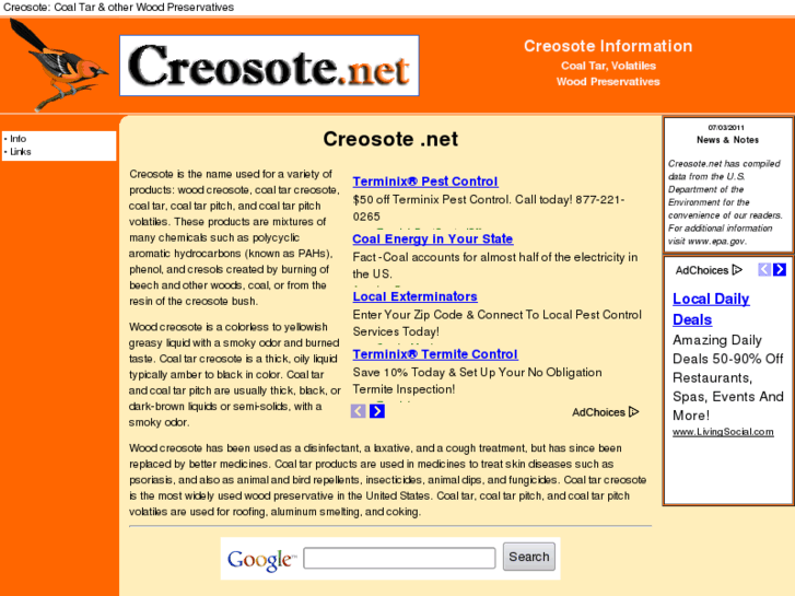 www.creosote.net