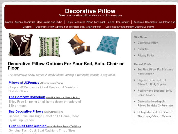 www.decorativepillow.org