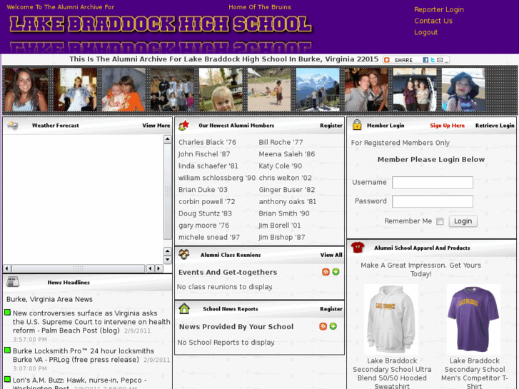 www.lakebraddockhighalumni.com