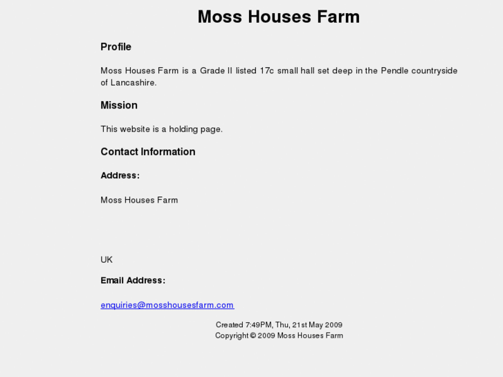 www.mosshousesfarm.com