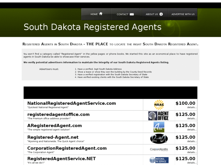 www.registeredagentsinsouthdakota.com