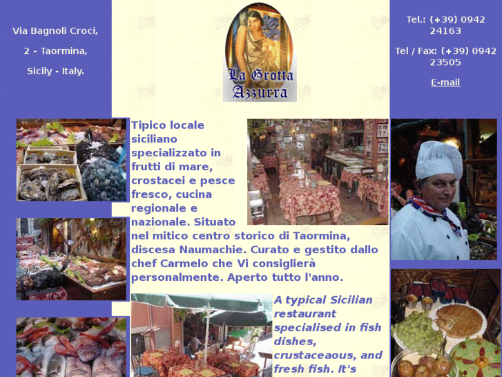 www.ristorantegrottazzurrataormina.com