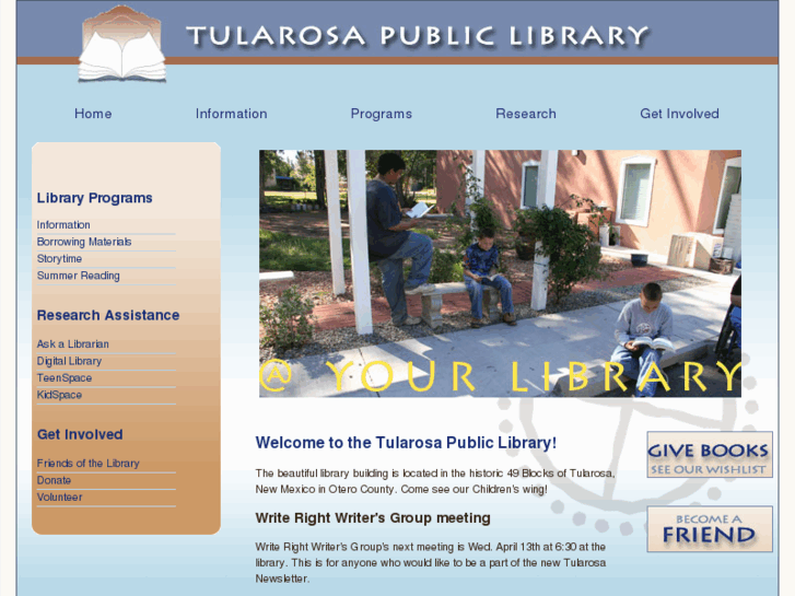 www.tularosapubliclibrary.org