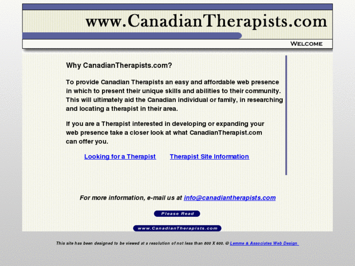 www.canadiantherapists.com