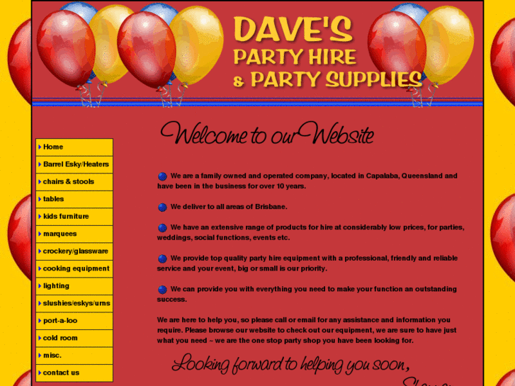 www.davespartyhire.com.au